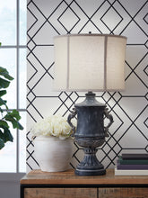 A2Z Furniture - Ashley Furniture - Morvanford Lighting - Poly Table Lamp (1/CN) / Antique Black - L235834