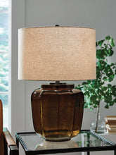 A2Z Furniture - Ashley Furniture - Bainmore Lighting - Glass Table Lamp (1/CN) / Amber - L430914