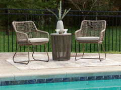 A2Z Furniture - Ashley Furniture - Majors Beach Outdoor - Chairs w/CUSH/Table Set (3/CN) - PCP321-050
