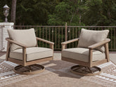 A2Z Furniture - Ashley Furniture - Harmony Headlands Outdoor - Swivel Lounge w/ Cushion - PCP428-821