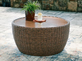 A2Z Furniture - Ashley Furniture - Double Point Outdoor - Round Cocktail Table - PCP503-708