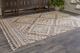A2Z Furniture - Ashley Furniture - Odedale Rug - 8' x 10' Rug / Tan/Cream - R406061