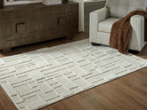 A2Z Furniture - Ashley Furniture - Empriss Rug - 7'8" x 10' Area Rug / Ivory - R407621