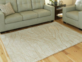 A2Z Furniture - Ashley Furniture - Jaseena Rug - 7'8" x 10' Area Rug / Beige/Tan - R407721