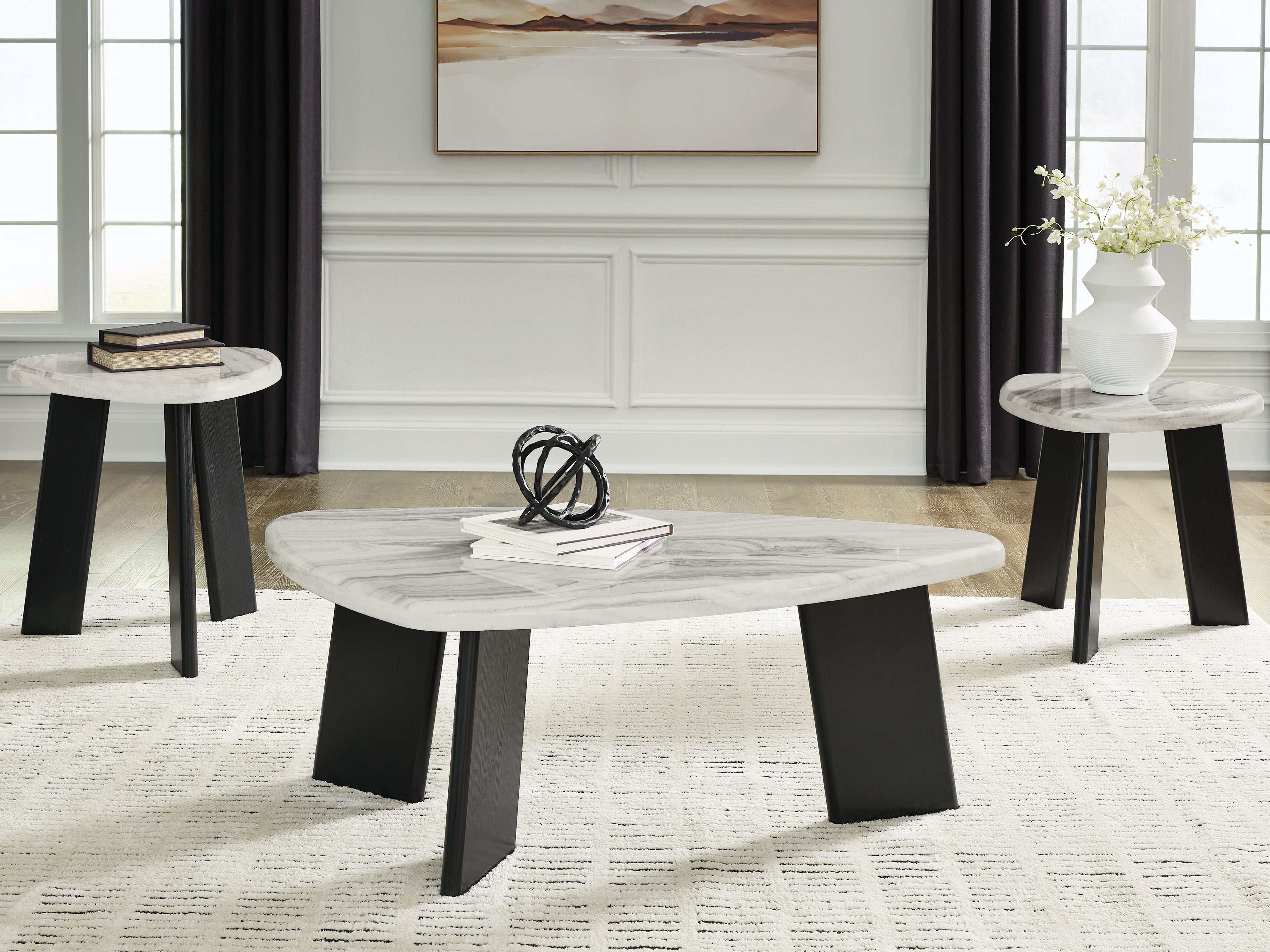 A2Z Furniture - Ashley Furniture - Lilyberg Table (Set of 3) - Occasional Table Set (3/CN) - T389-13