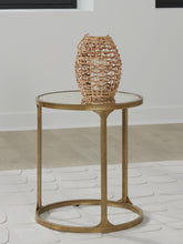 A2Z Furniture - Ashley Furniture - Korajane End Table - Round End Table / Antique Gold - T399-6
