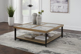 A2Z Furniture - Ashley Furniture - Montia Coffee Table - Square Cocktail Table / Multi - T632-8