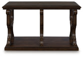 A2Z Furniture - Ashley Furniture - Maylee Sofa Table - Sofa Table / Dark Brown - T647-4