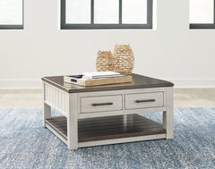 A2Z Furniture - Ashley Furniture - Darborn Lift-Top Coffee Table - Lift Top Cocktail Table / Gray/Brown - T796-00