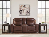 A2Z Furniture - Ashley Furniture - Next Move Living Room - PWR REC Loveseat/CON/ADJ HDRST / Mahogany - PCU1210218