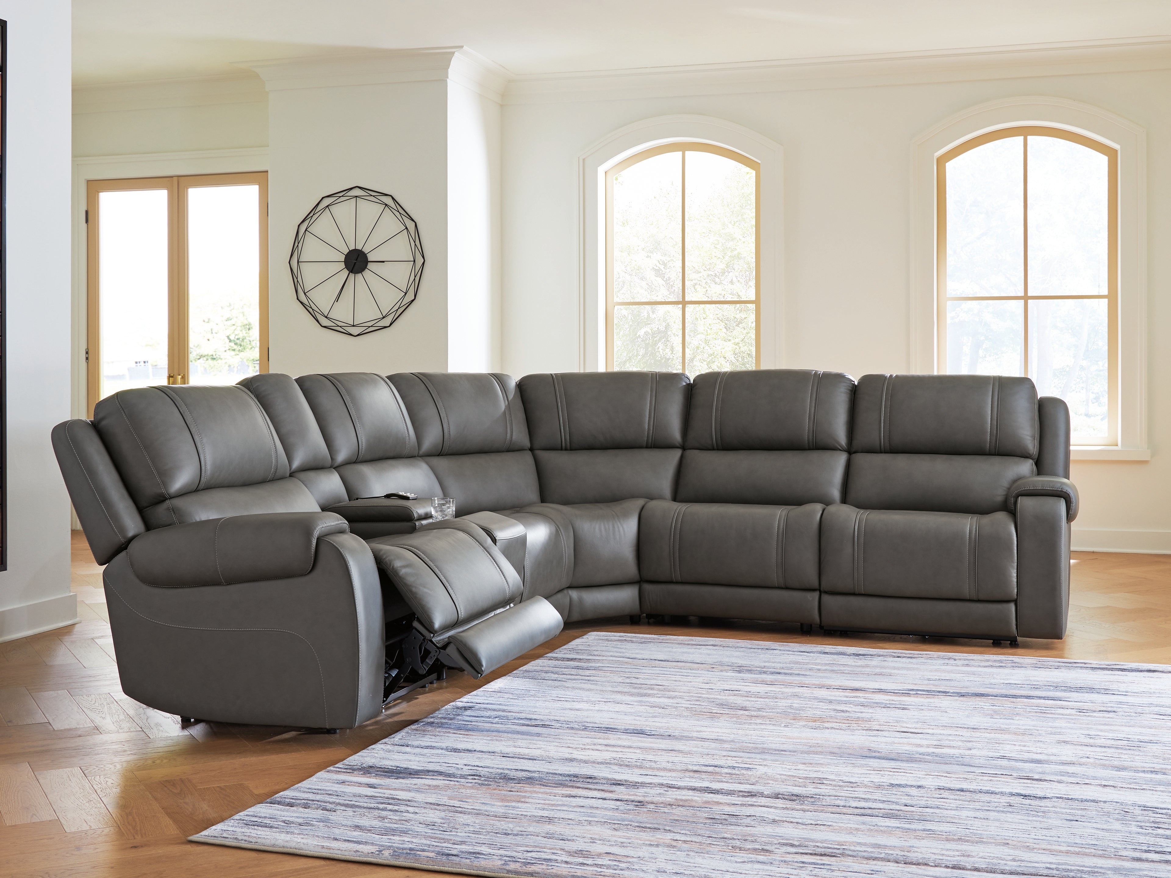 A2Z Furniture - Ashley Furniture - 5Z - Pittson Sectional - 6-Piece Power Reclining Sectional - PCU12600S5