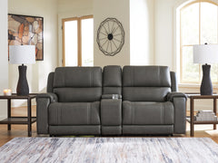A2Z Furniture - Ashley Furniture - 5Z - Pittson Sectional - 3-Piece Power Reclining Sectional Loveseat with Console - PCU12600S2