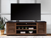 A2Z Furniture - Ashley Furniture - Kallari 84" TV Stand - 84" / Warm Brown/Black - W737-78