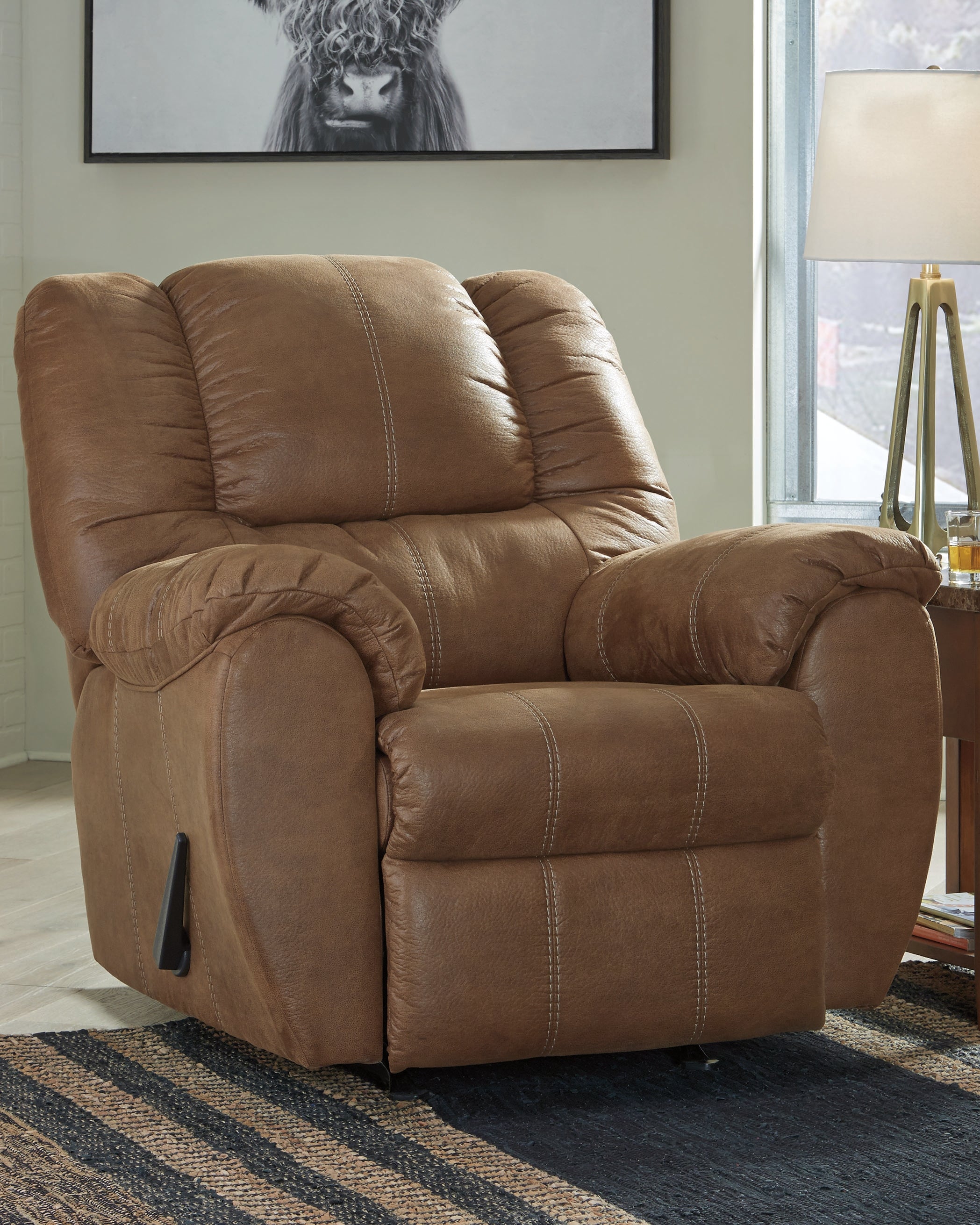 A2Z Furniture - Ashley Furniture - McGann Living Room - Rocker Recliner / Saddle - 1030225