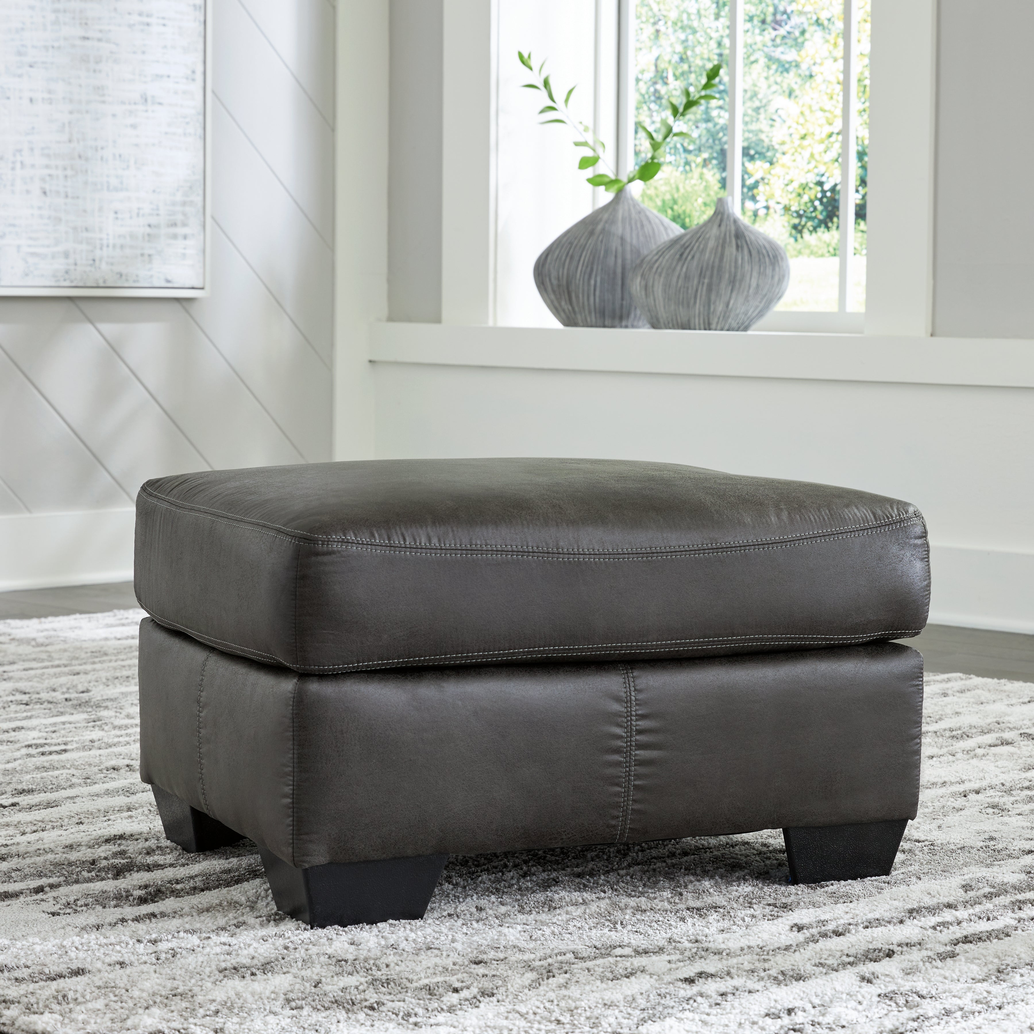 A2Z Furniture - Ashley Furniture - Bladen Living Room - Ottoman / Slate - 1202114