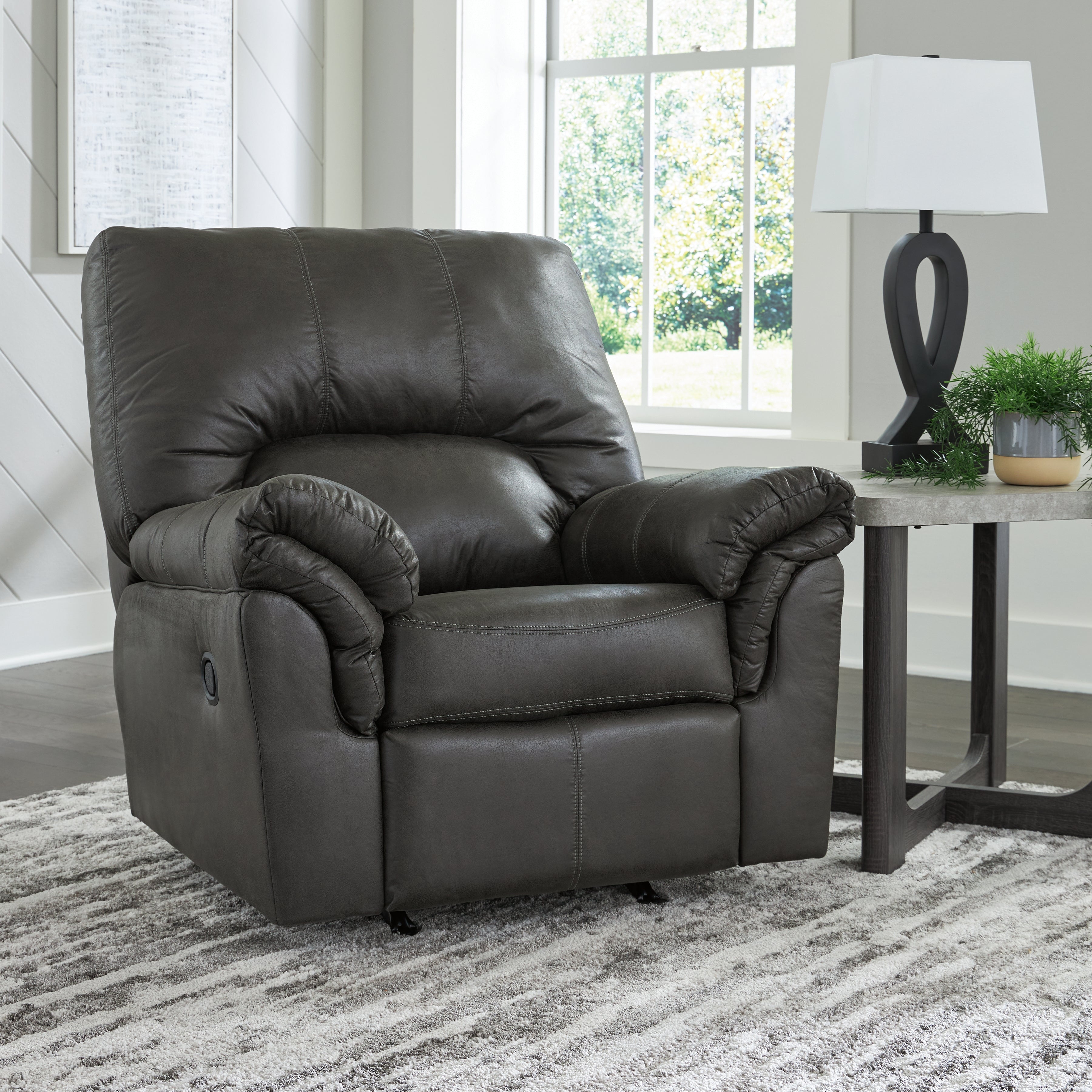 A2Z Furniture - Ashley Furniture - Bladen Living Room - Rocker Recliner / Slate - 1202125