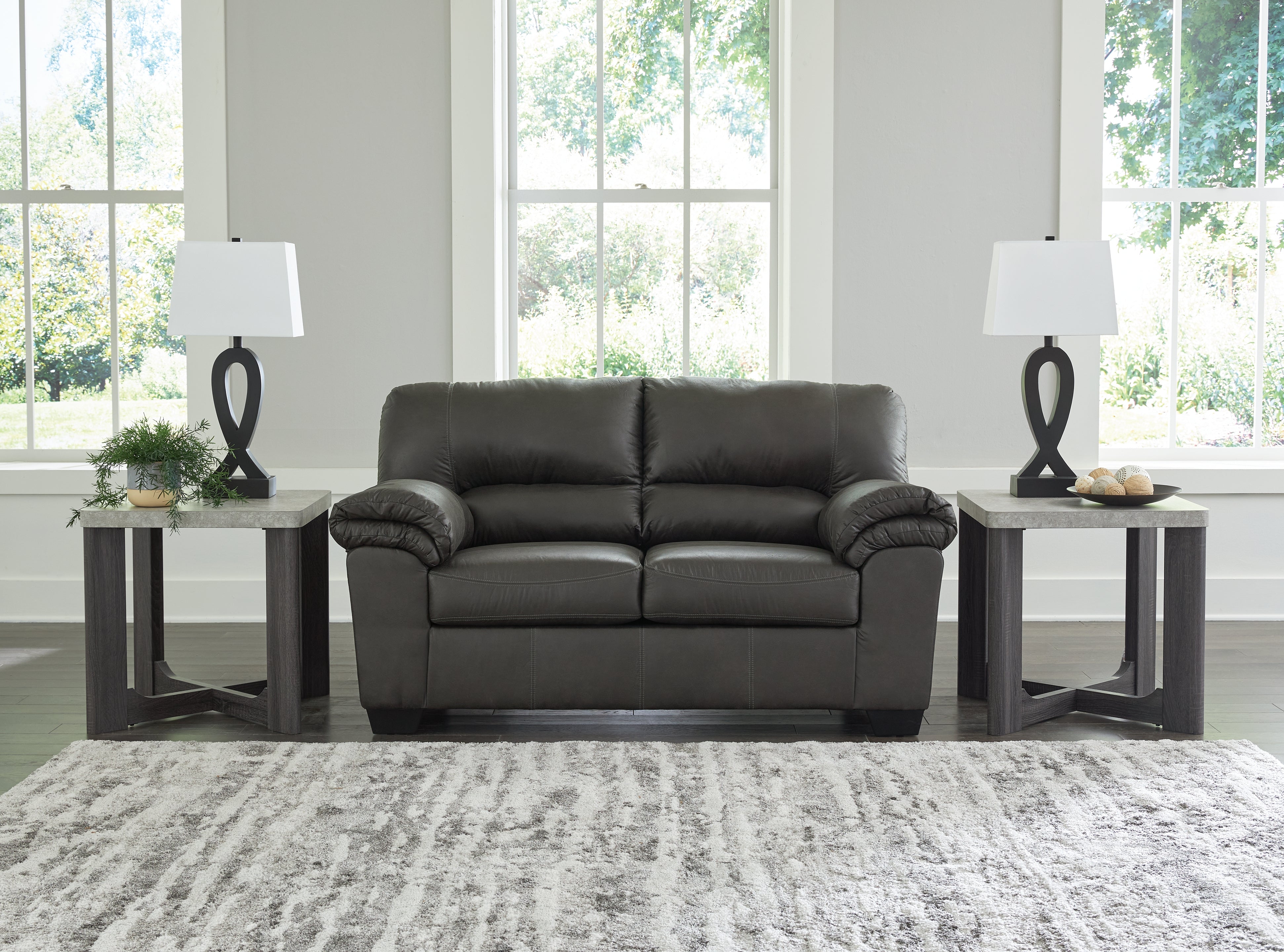 A2Z Furniture - Ashley Furniture - Bladen Living Room - Loveseat / Slate - 1202135