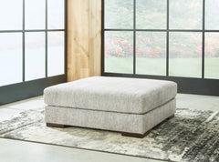 A2Z Furniture - Ashley Furniture - Regent Park Living Room - Oversized Accent Ottoman / Pewter - 1440408