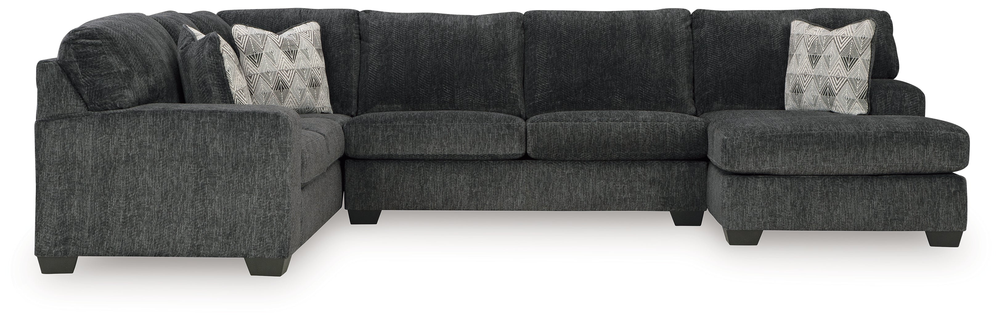 A2Z Furniture - Ashley Furniture - Hollyview Sectional - LAF 3-Piece Sectional with Chaise / Shadow - 15205S1