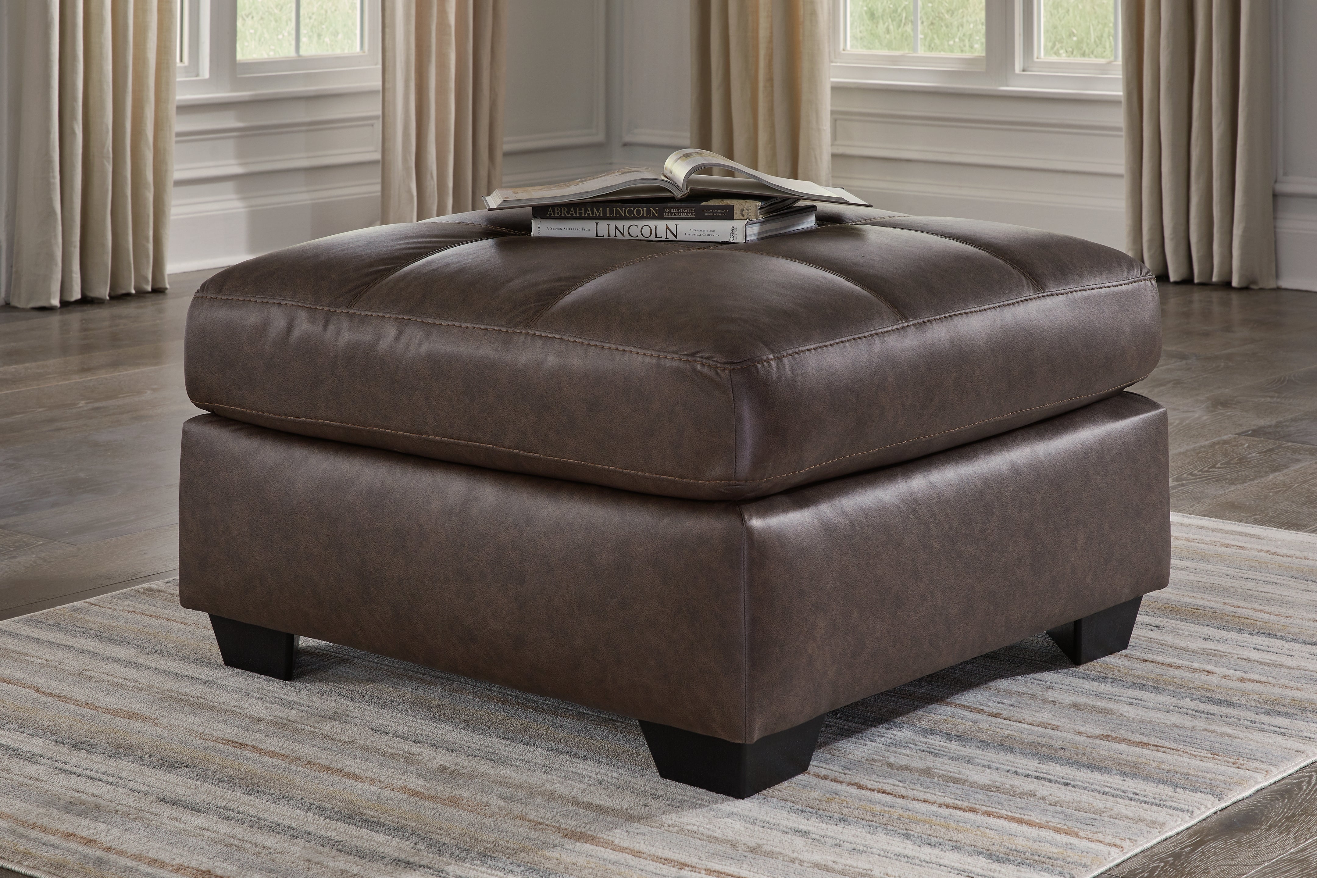 A2Z Furniture - Ashley Furniture - Barlin Mills Living Room - Oversized Accent Ottoman / Umber - 1700308