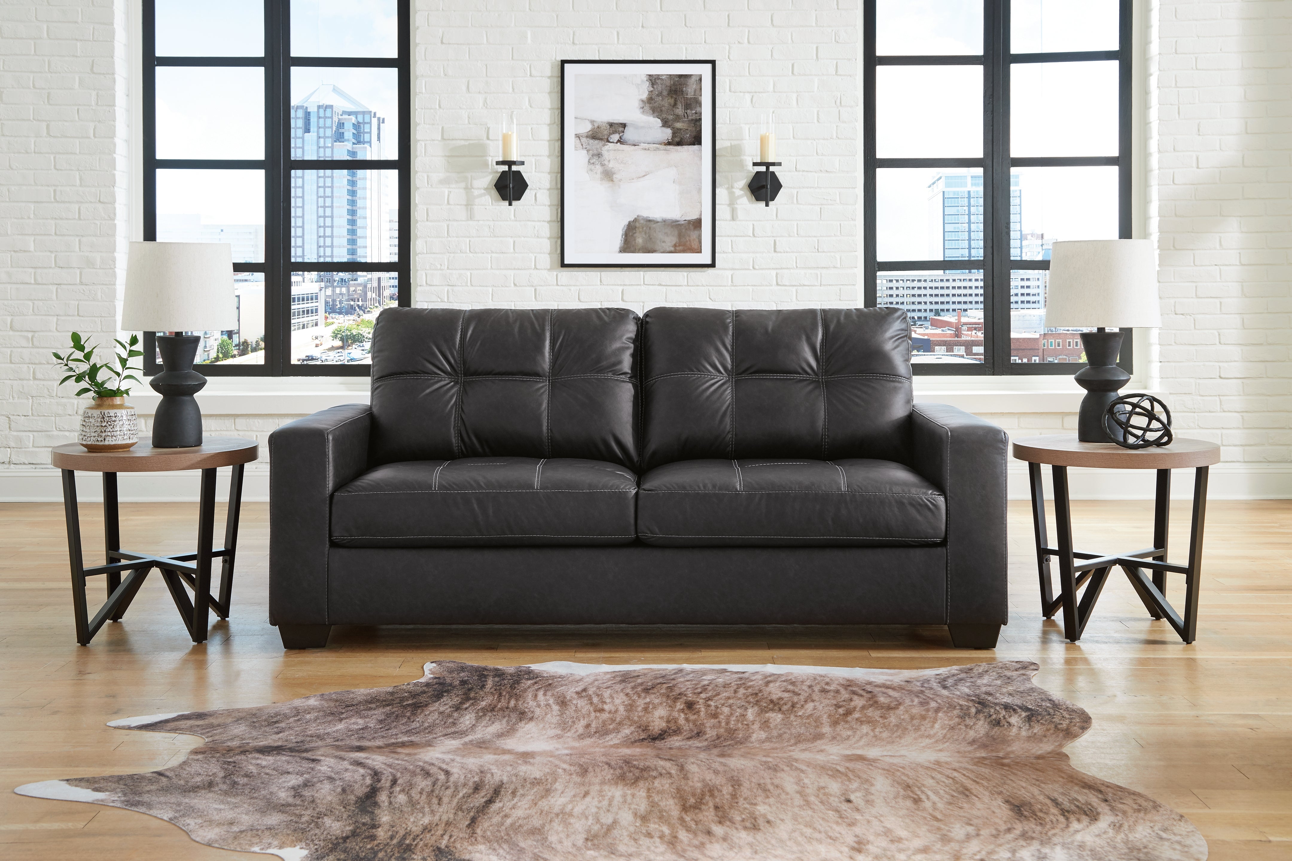 A2Z Furniture - Ashley Furniture - Barlin Mills Living Room - Sofa / Carbon - 1700438