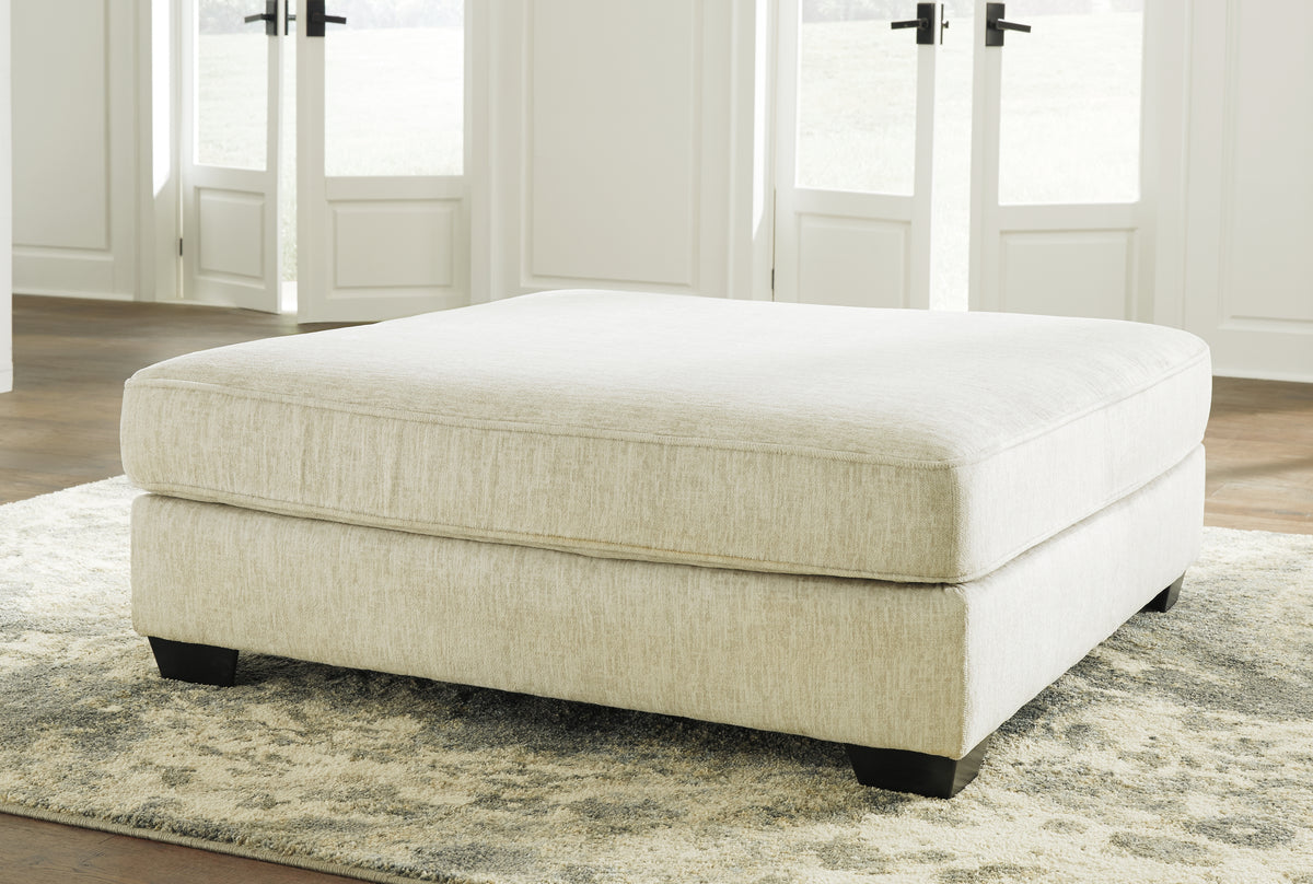 A2Z Furniture - Ashley Furniture - Rawcliffe Living Room - Oversized Accent Ottoman / Parchment - 1960408