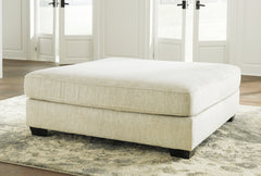 A2Z Furniture - Ashley Furniture - Rawcliffe Living Room - Oversized Accent Ottoman / Parchment - 1960408