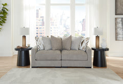 A2Z Furniture - Ashley Furniture - Aslan Court Sectional - RAF 6-Piece Sectional with Chaise / Flax - 20305S8