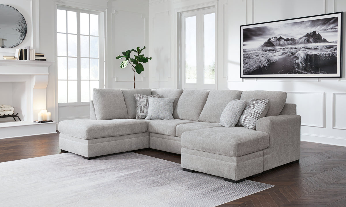 A2Z Furniture - Ashley Furniture - Gabyleigh Sectional - LAF 2-Piece Sectional with Chaise / Nickel - 20904S1