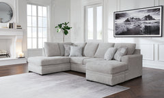 A2Z Furniture - Ashley Furniture - Gabyleigh Sectional - LAF 2-Piece Sectional with Chaise / Nickel - 20904S1