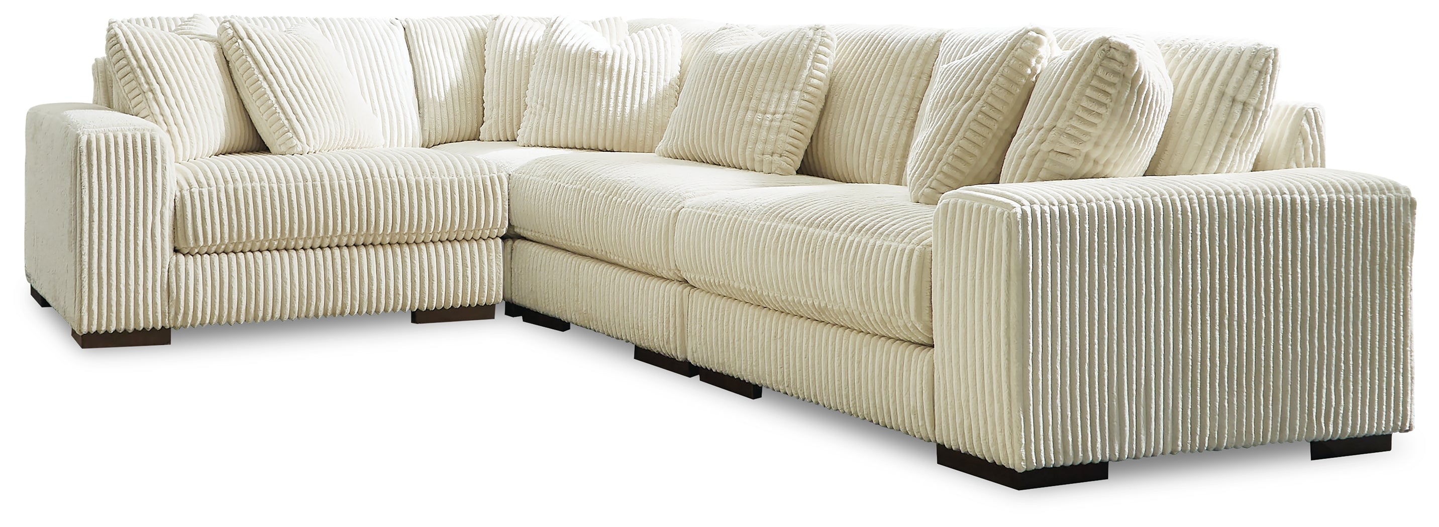 A2Z Furniture - Ashley Furniture - Lindyn Sectional - RAF 4-Piece Sectional / Ivory - 21104S8