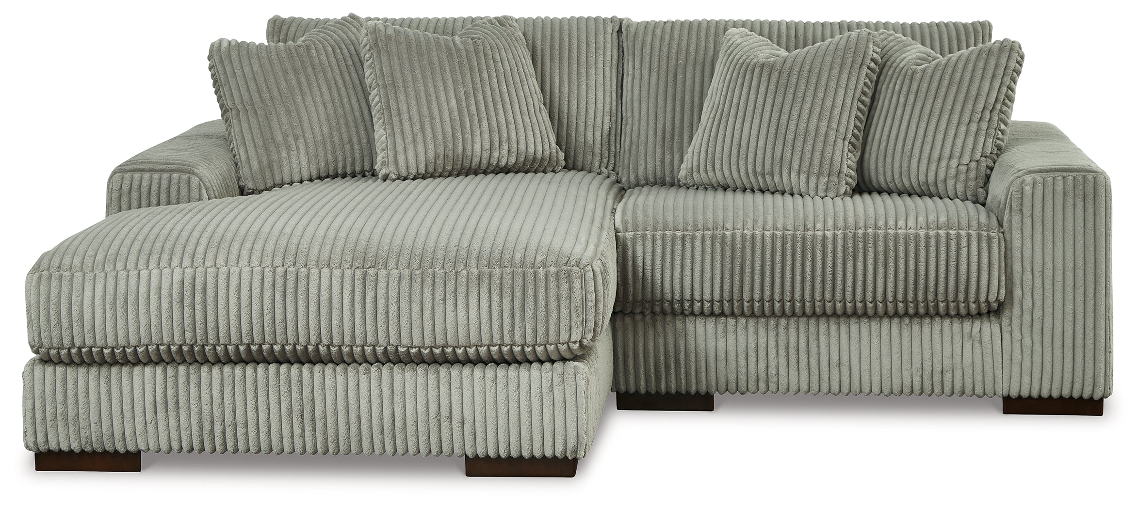 A2Z Furniture - Ashley Furniture - Lindyn Sectional - RAF 2-Piece Sectional with Chaise / Fog - 21105S3