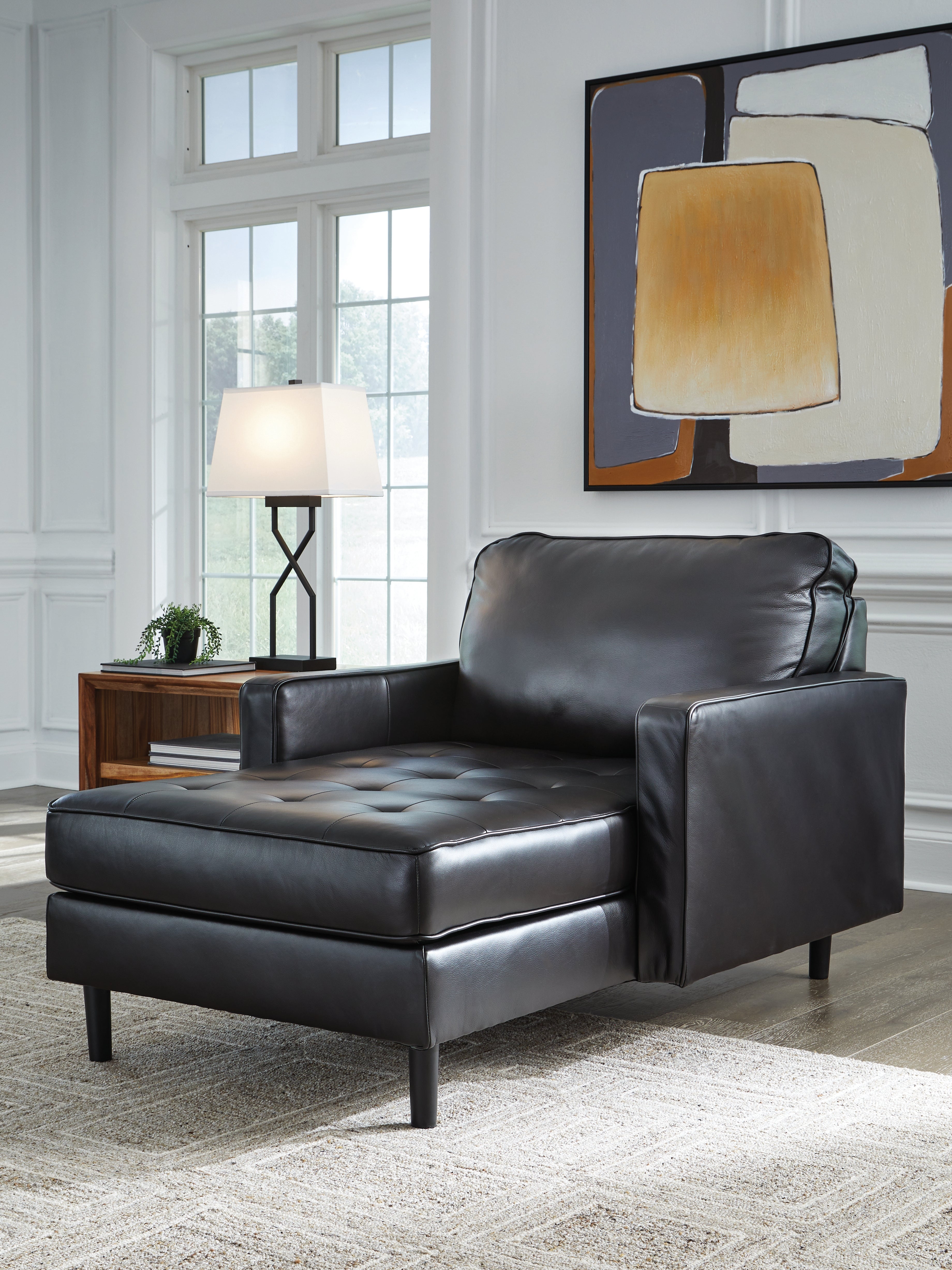 A2Z Furniture - Ashley Furniture - Bryceview Living Room - Chaise / Onyx - 2120515