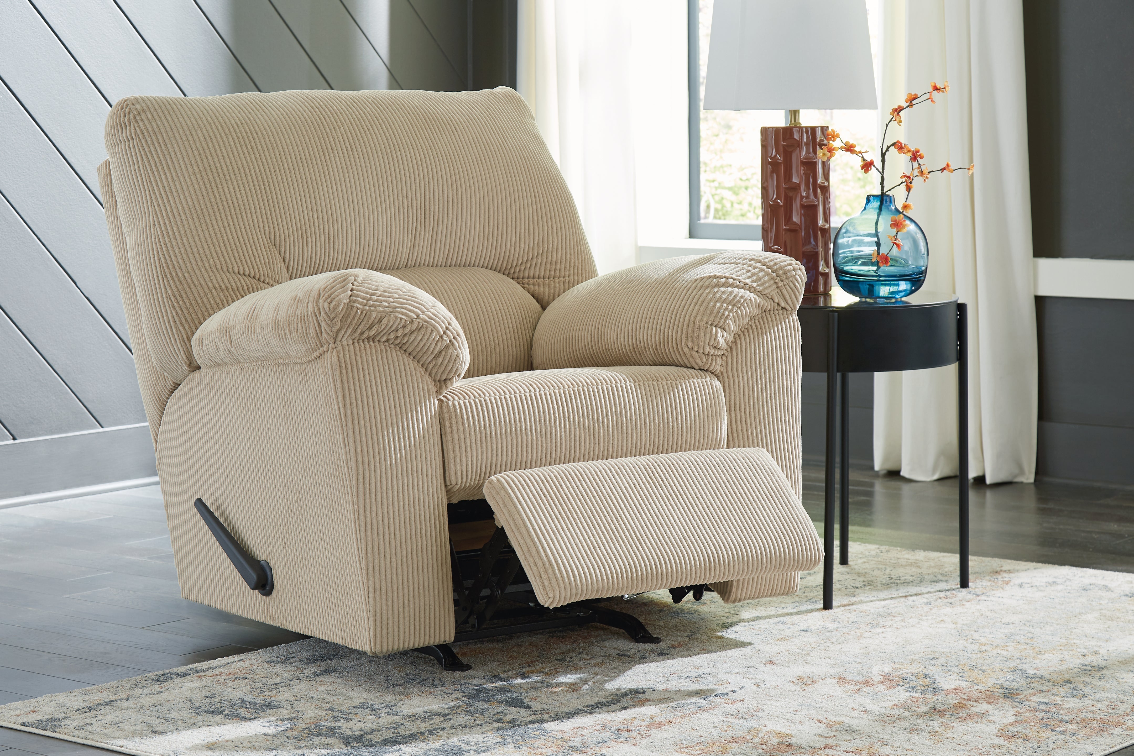 A2Z Furniture - Ashley Furniture - SimpleJoy Living Room - Rocker Recliner / Sand - 2420325