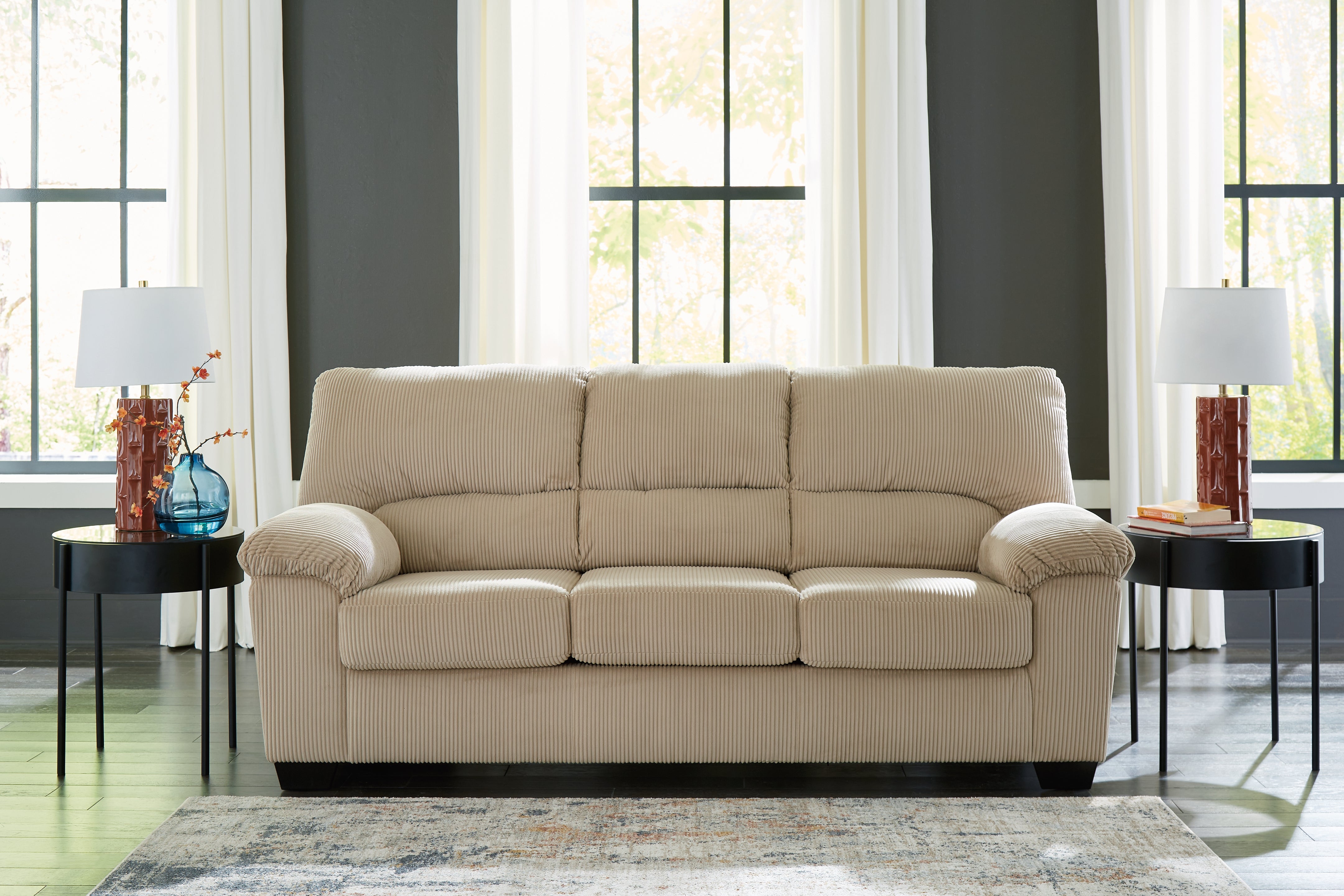 A2Z Furniture - Ashley Furniture - SimpleJoy Living Room - Sofa / Sand - 2420338