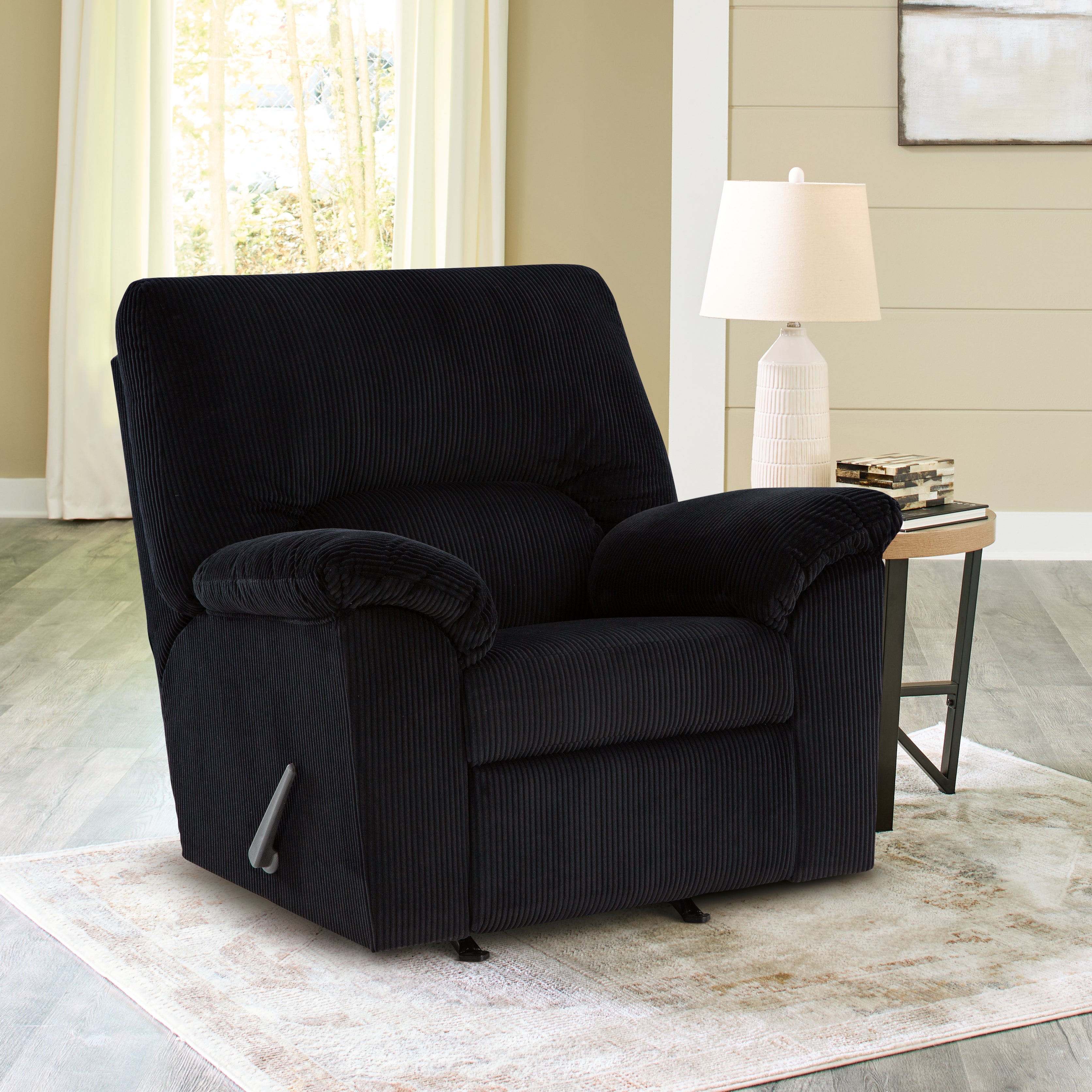 A2Z Furniture - Ashley Furniture - SimpleJoy Living Room - Rocker Recliner / Onyx - 2420425