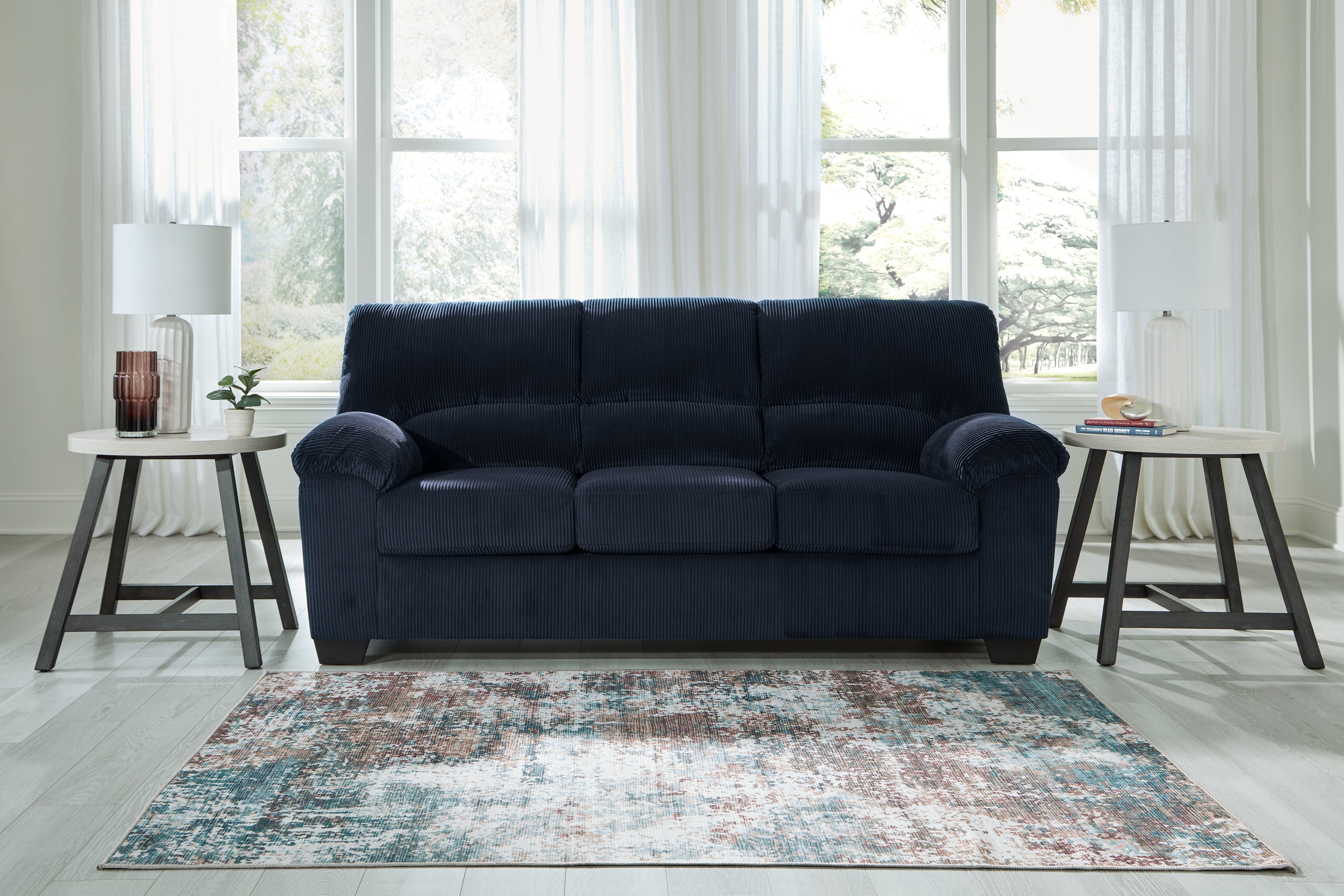 A2Z Furniture - Ashley Furniture - SimpleJoy Living Room - Sofa / Navy - 2420538