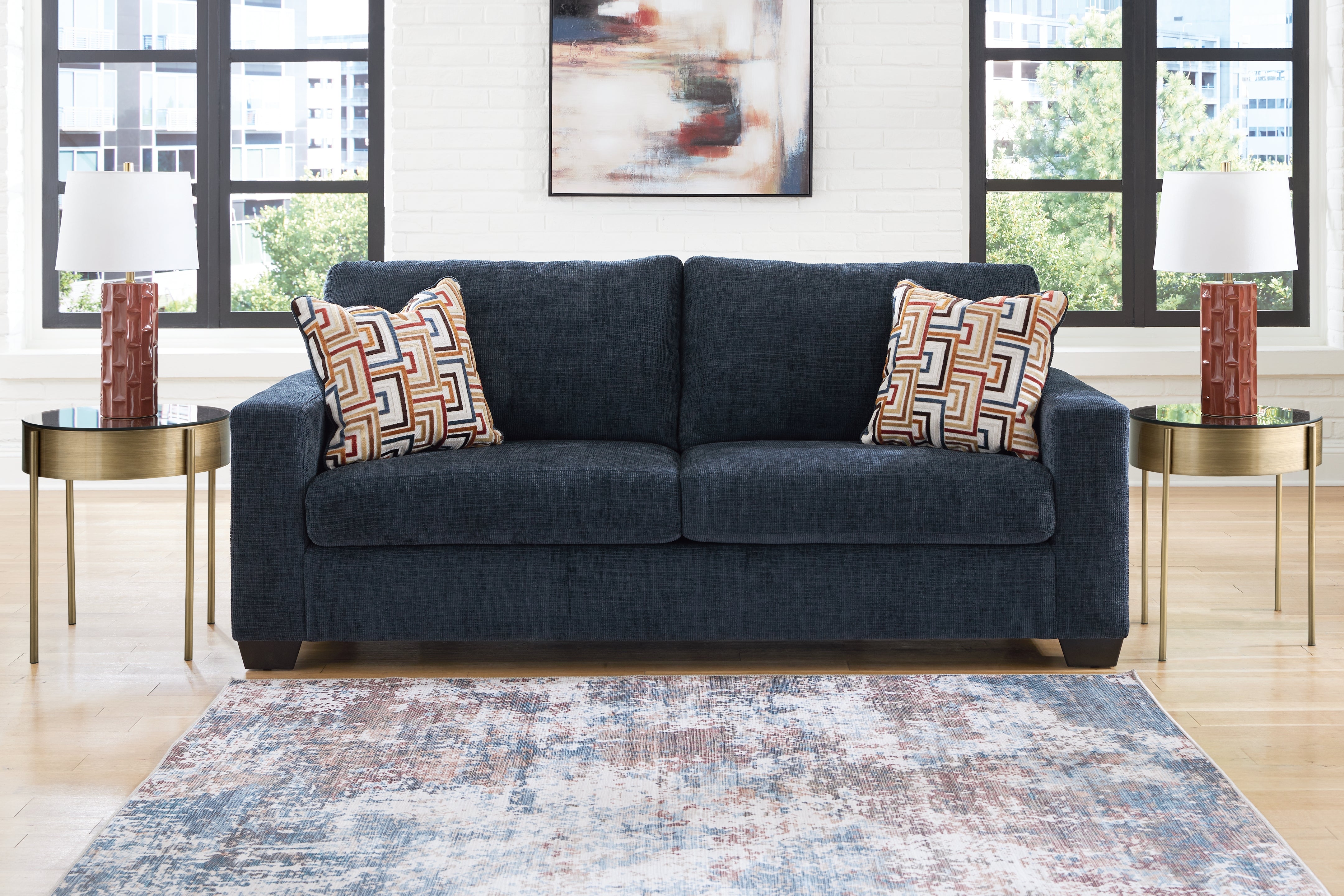 A2Z Furniture - Ashley Furniture - Aviemore Living Room - Sofa / Ink - 2430338