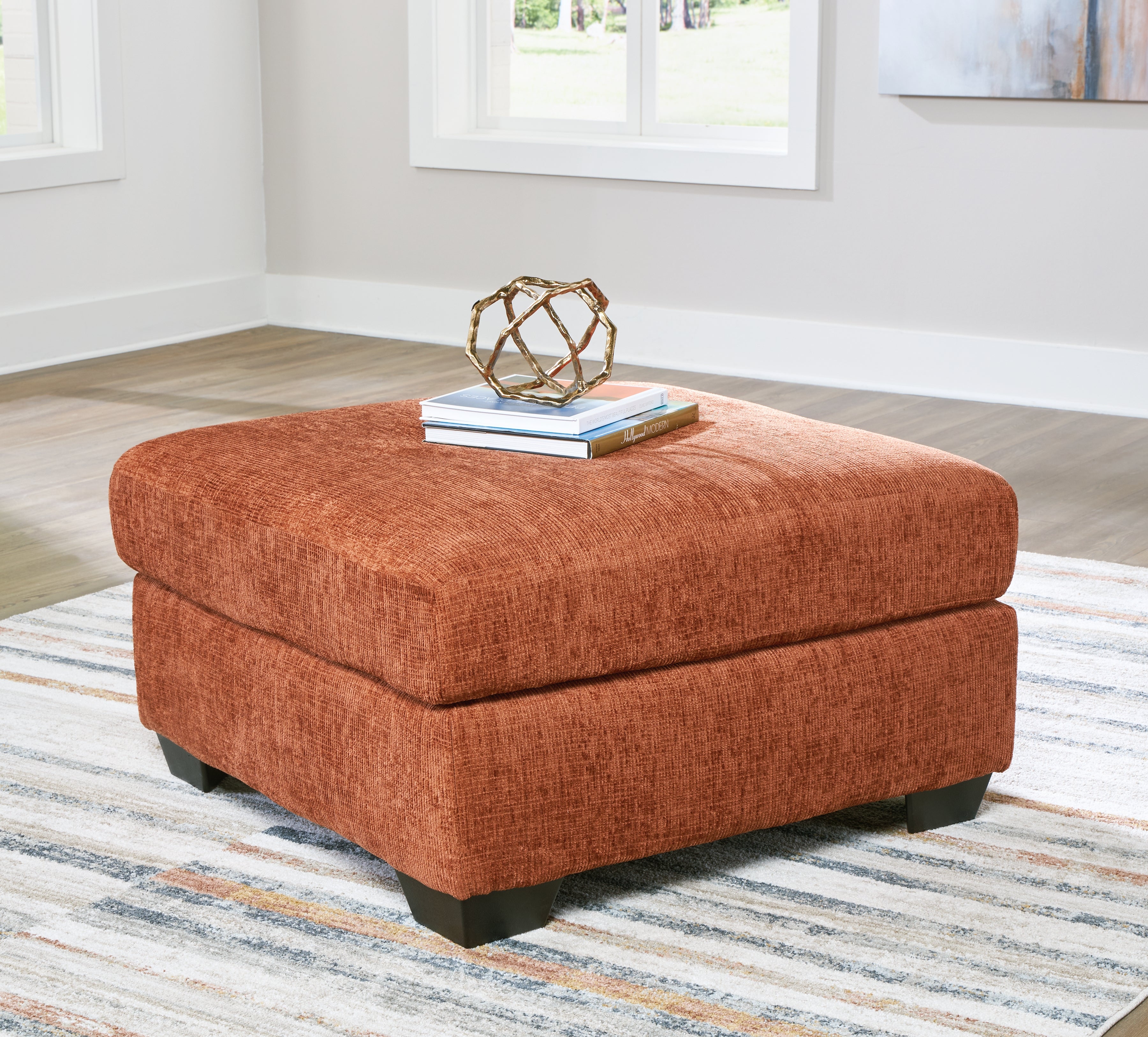A2Z Furniture - Ashley Furniture - Aviemore Living Room - Oversized Accent Ottoman / Spice - 2430408