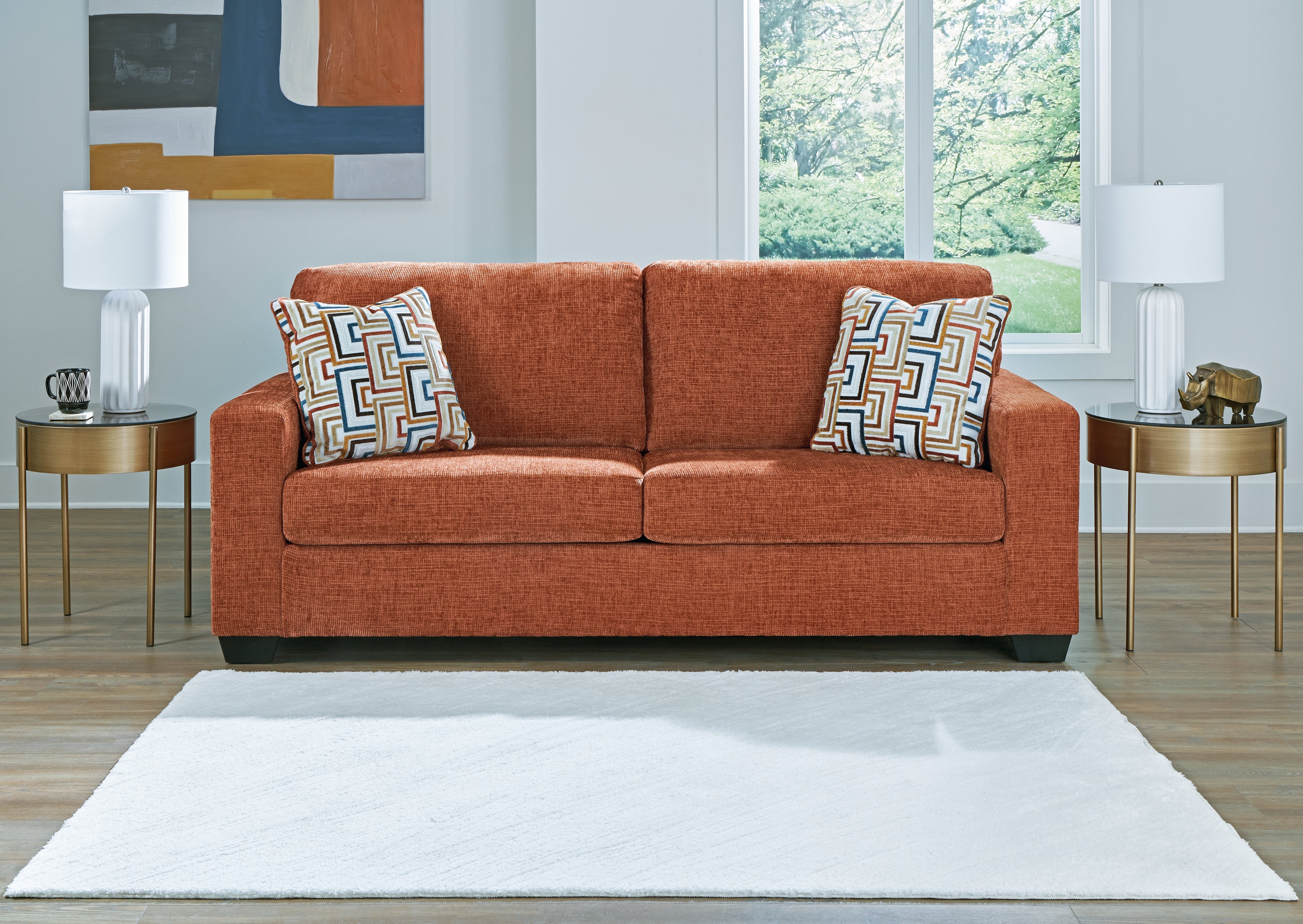 A2Z Furniture - Ashley Furniture - Aviemore Living Room - Sofa / Spice - 2430438