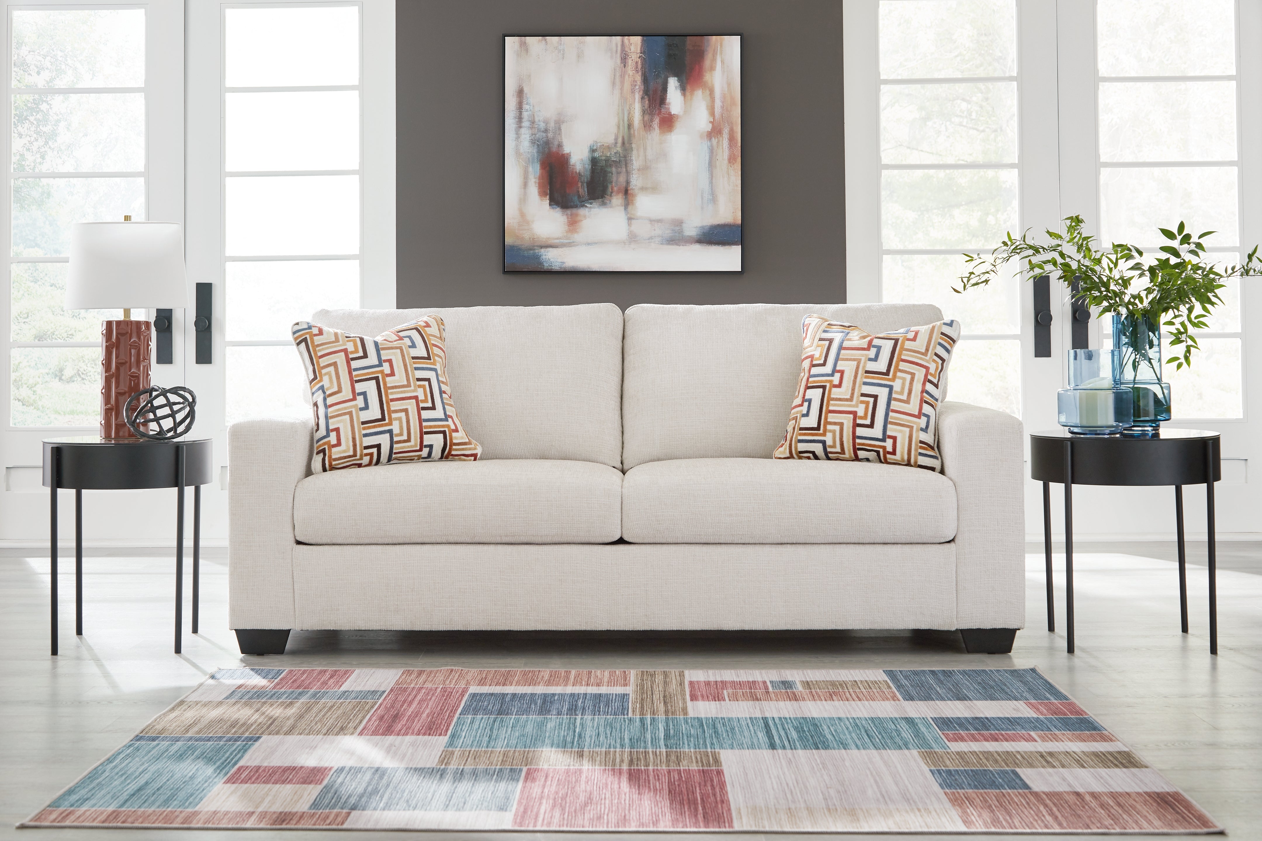 A2Z Furniture - Ashley Furniture - Aviemore Living Room - Sofa / Stone - 2430538
