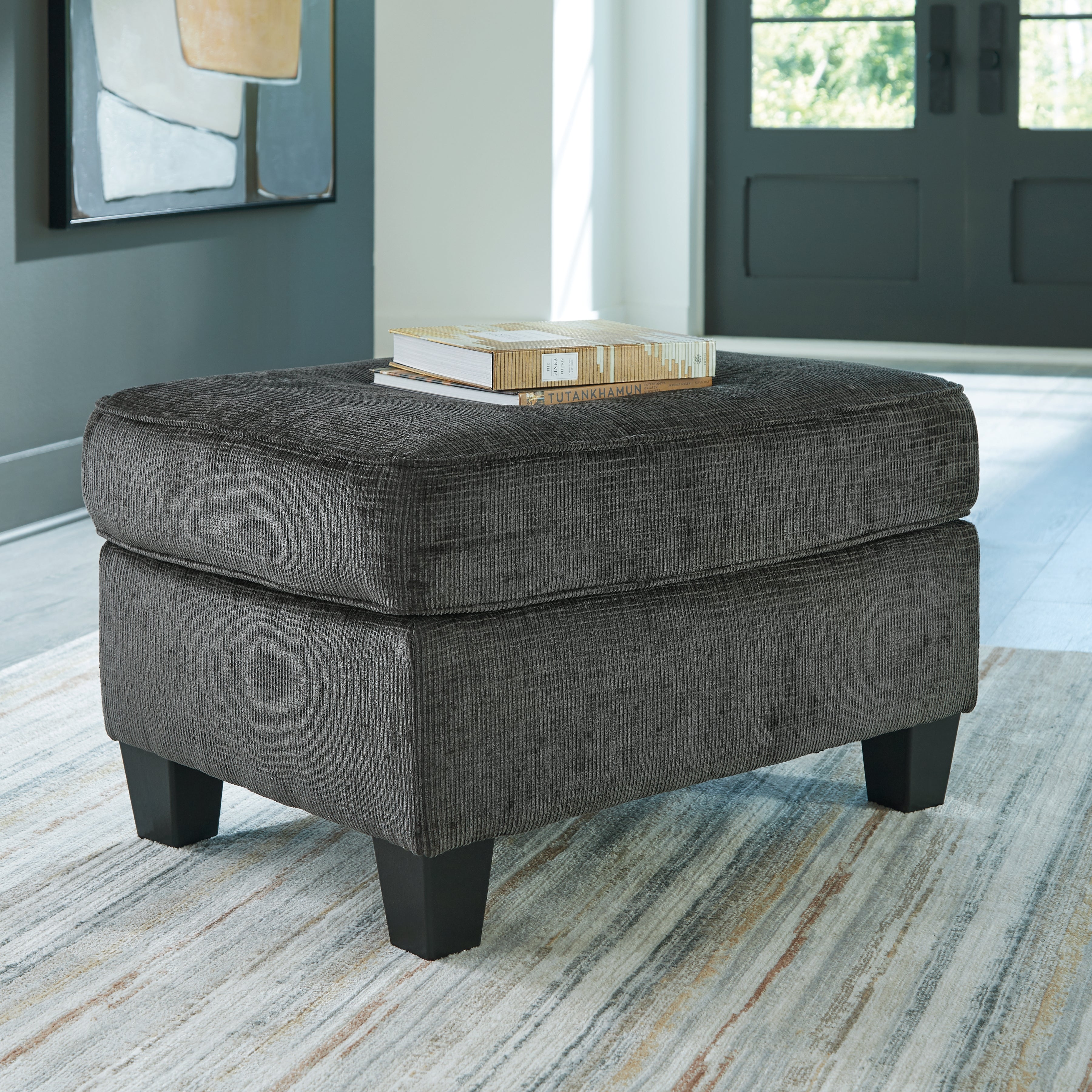 A2Z Furniture - Ashley Furniture - Erinslane Living Room - Ottoman / Dusk - 2520614
