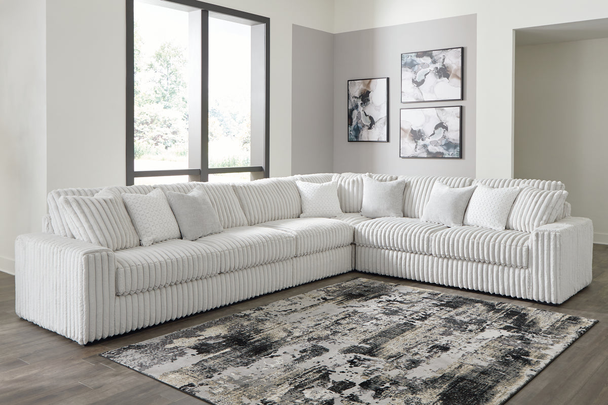 A2Z Furniture - Ashley Furniture - Stupendous Sectional - LAF 2-Piece Sectional with Chaise / Alloy - 25903S7