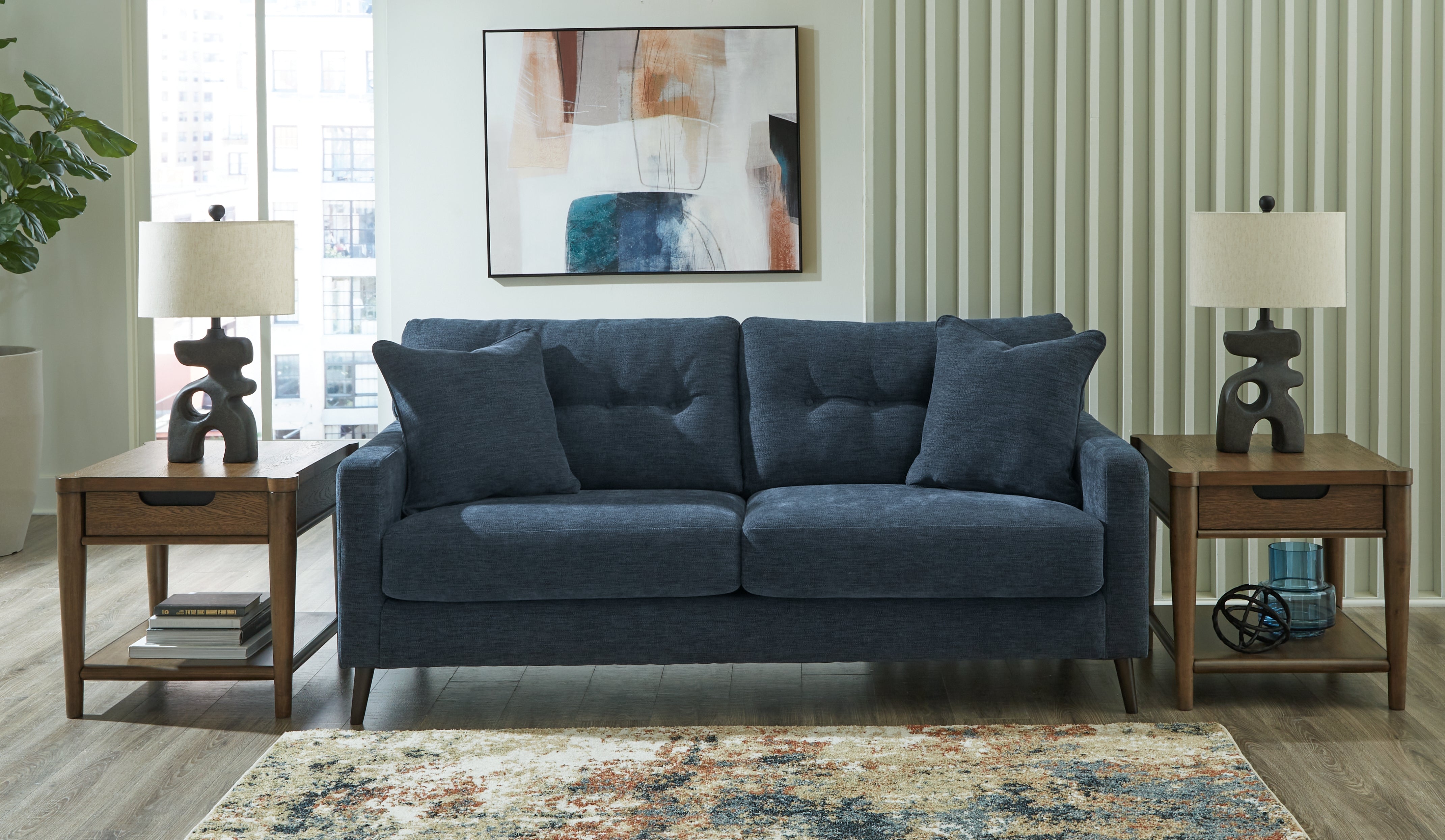 A2Z Furniture - Ashley Furniture - Bixler Living Room - Sofa / Navy - 2610638