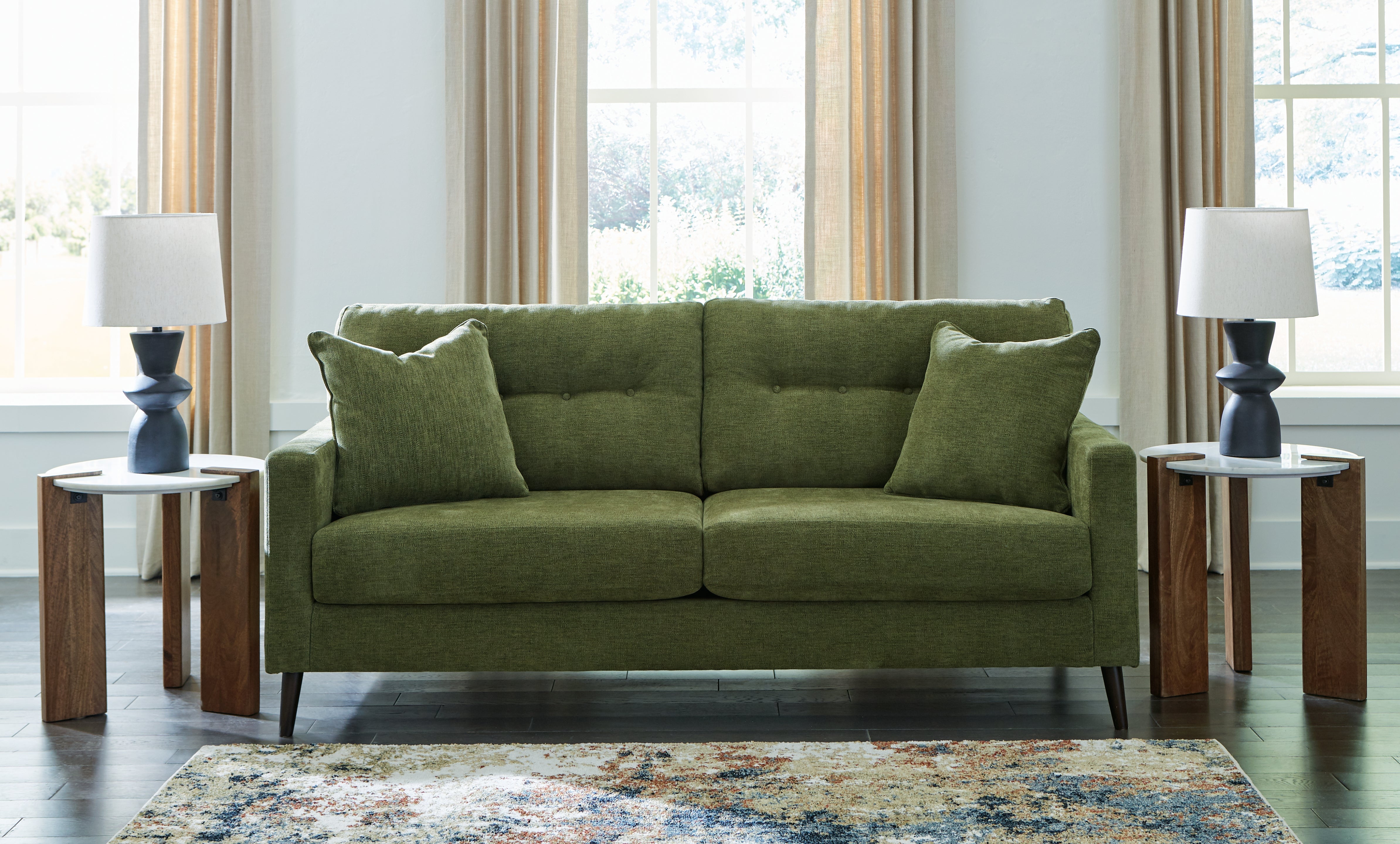 A2Z Furniture - Ashley Furniture - Bixler Living Room - Sofa / Olive - 2610738