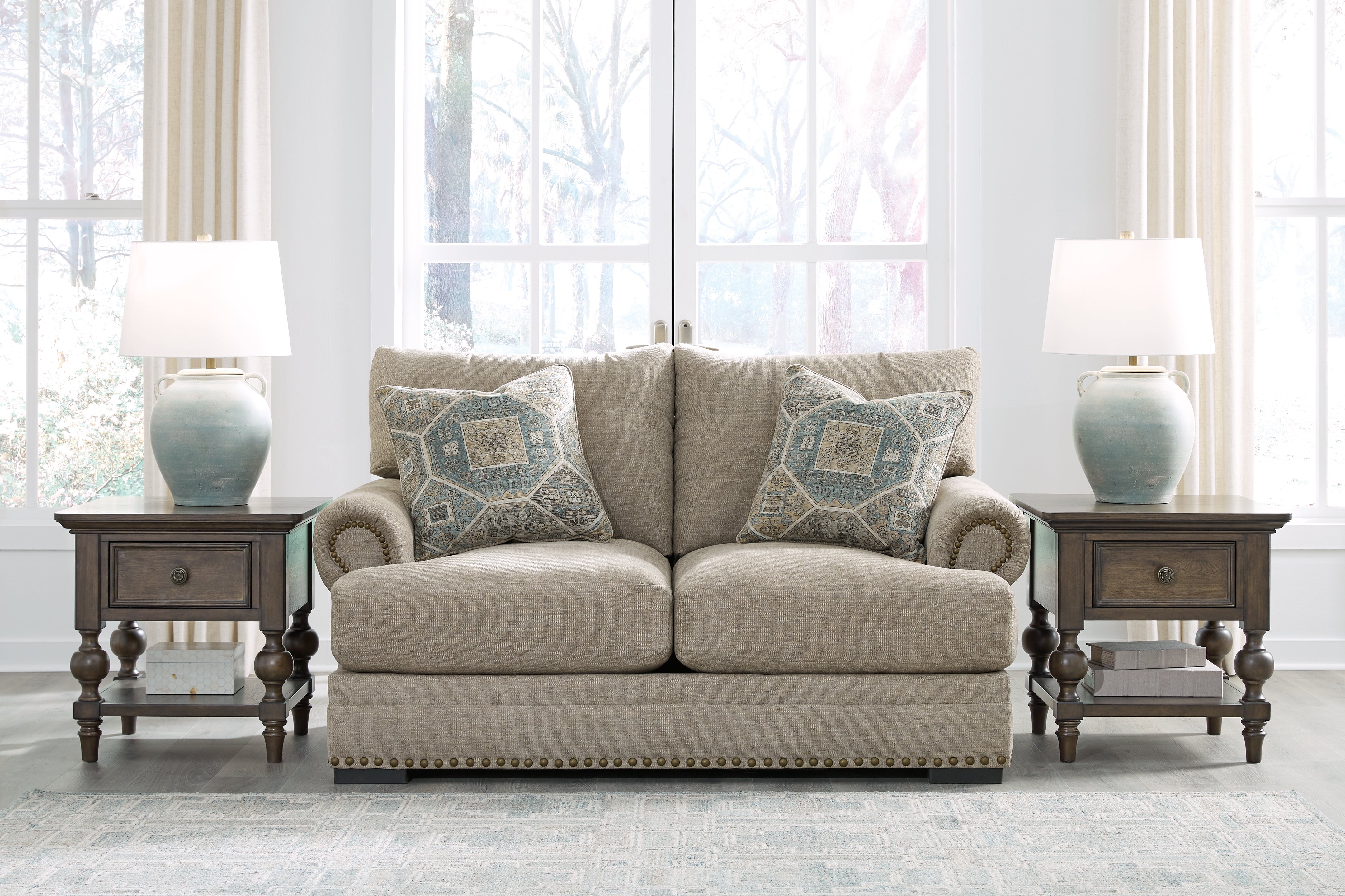 A2Z Furniture - Ashley Furniture - Galemore Living Room - Loveseat / Quarry - 2700435