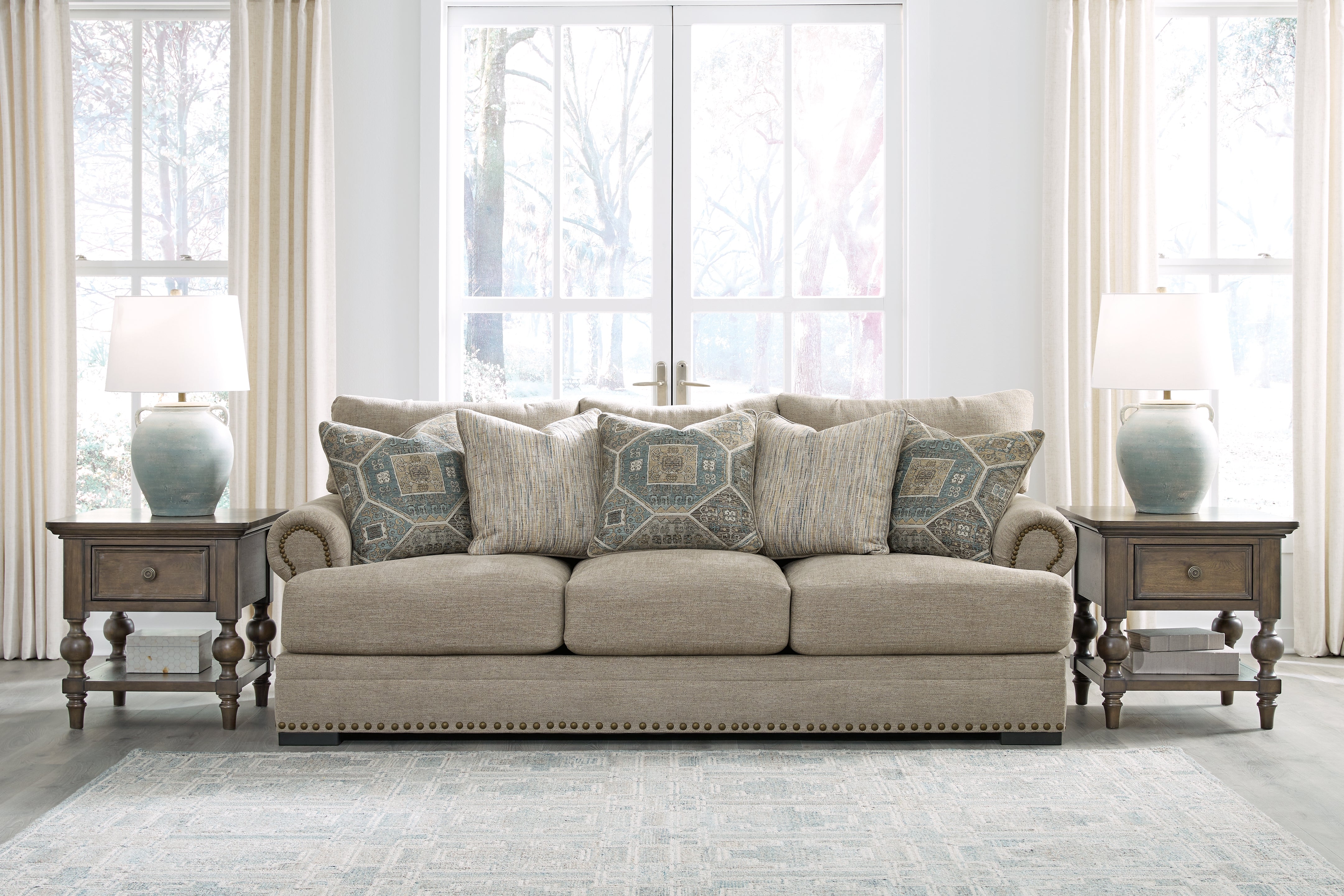 A2Z Furniture - Ashley Furniture - Galemore Living Room - Sofa / Quarry - 2700438