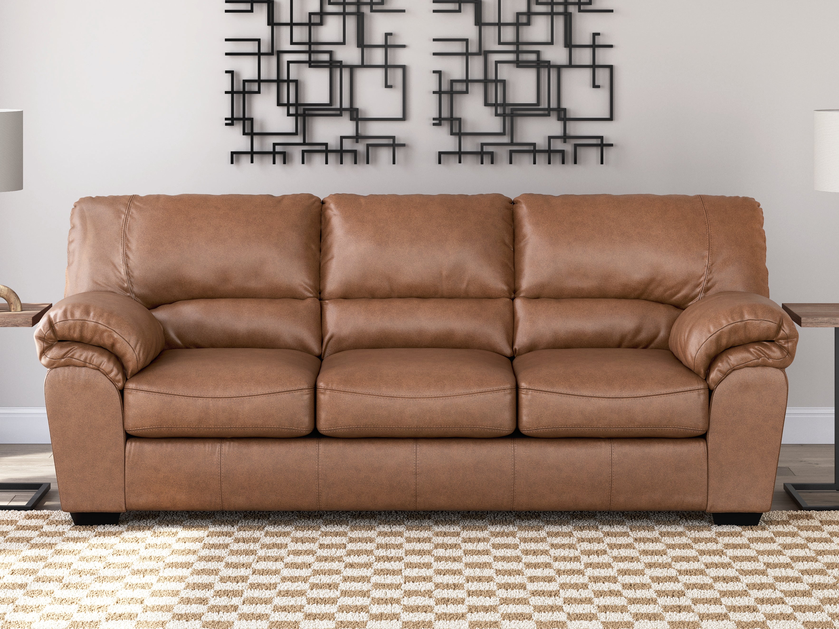 A2Z Furniture - Ashley Furniture - WillowBend Living Room - Sofa / Caramel - PC2770438