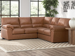 A2Z Furniture - Ashley Furniture - WillowBend Sectional - RAF 3-Piece Sectional / Caramel - PC27704S3
