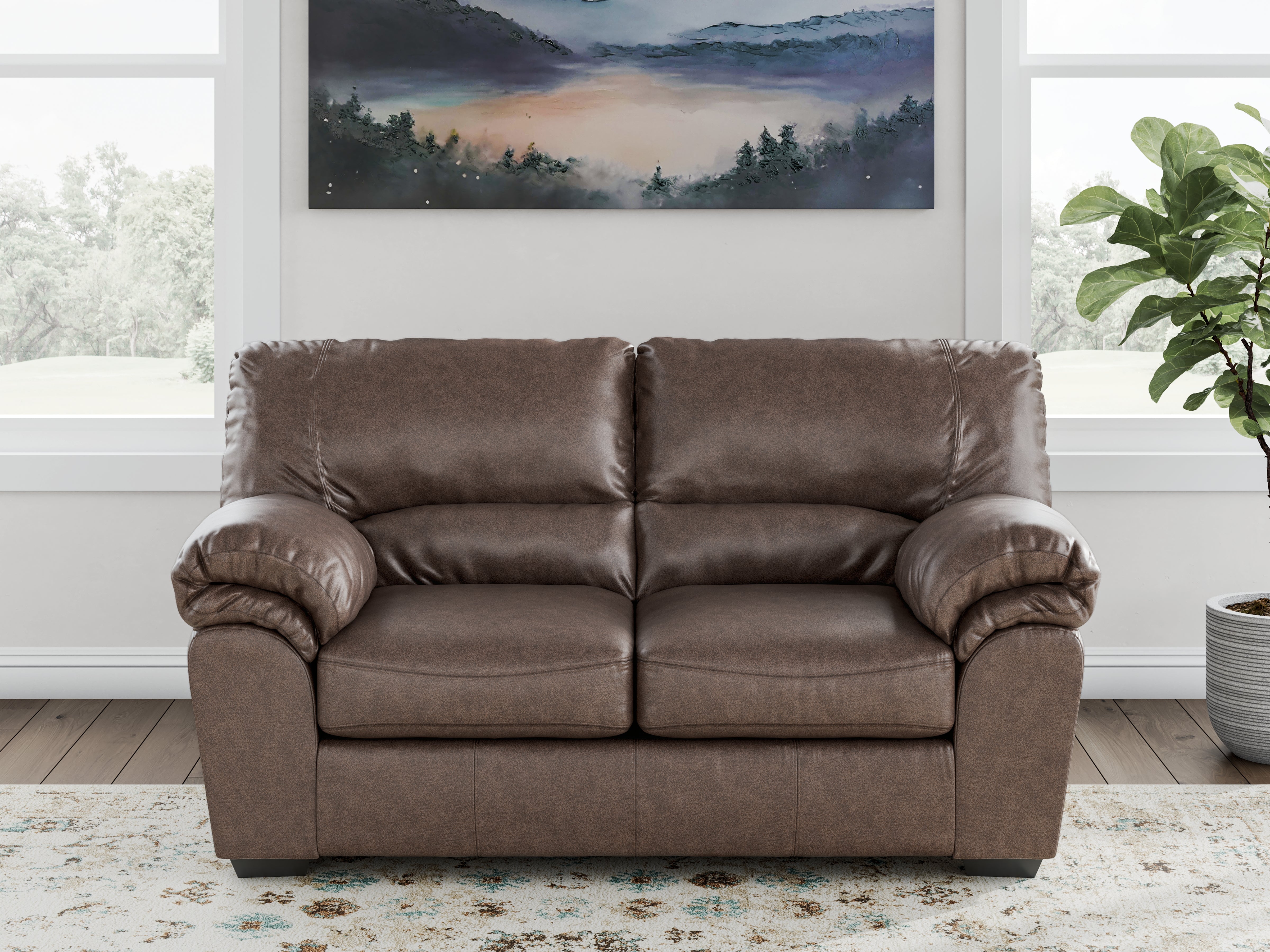 A2Z Furniture - Ashley Furniture - WillowBend Living Room - Loveseat / Umber - PC2770535